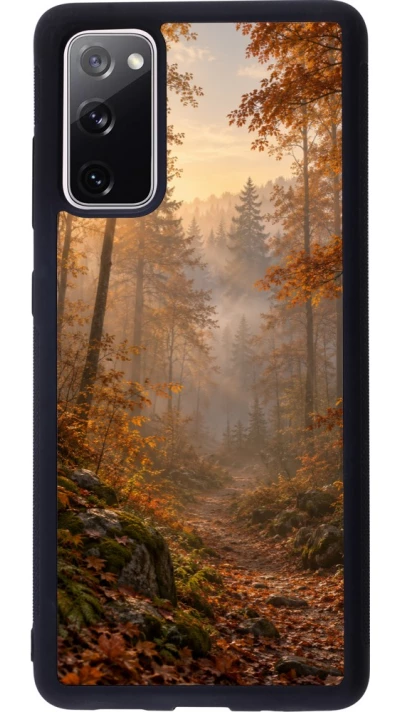 Coque Samsung Galaxy S20 FE 5G - Silicone rigide noir Autumn 26 Autumn walk