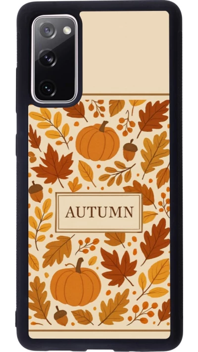 Coque Samsung Galaxy S20 FE 5G - Silicone rigide noir Autumn 26 Hello autumn