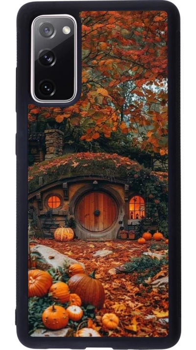 Coque Samsung Galaxy S20 FE 5G - Silicone rigide noir Autumn 26 Hobbit house