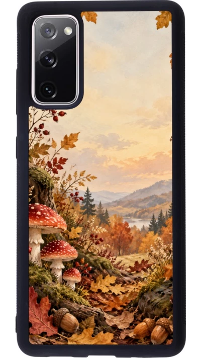 Coque Samsung Galaxy S20 FE 5G - Silicone rigide noir Autumn 26 Illustrated Autumn