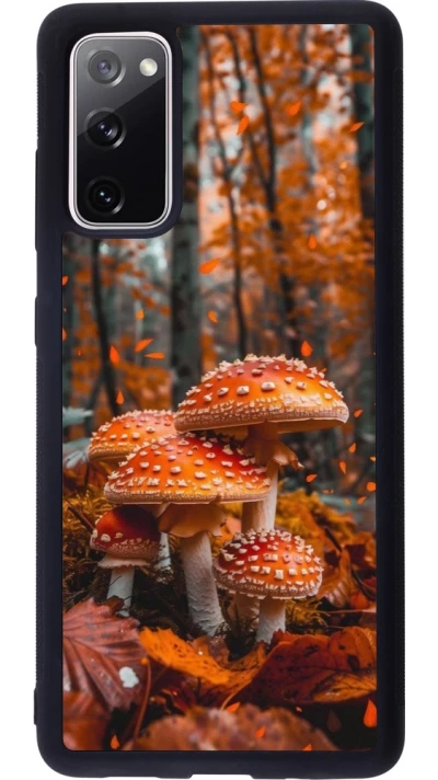 Coque Samsung Galaxy S20 FE 5G - Silicone rigide noir Autumn 26 Mushrooms in the woods