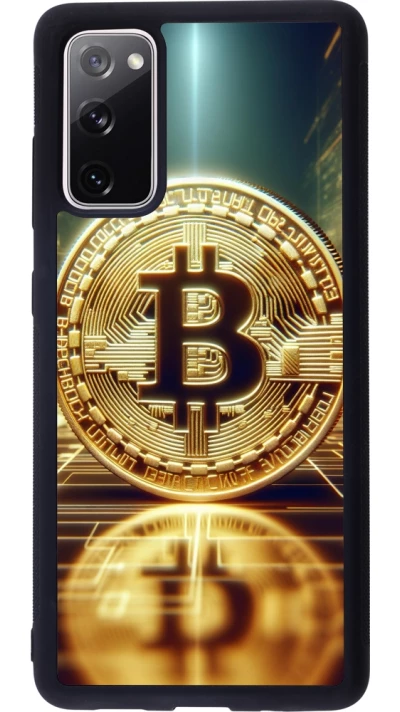 Samsung Galaxy S20 FE 5G Case Hülle - Silikon schwarz Bitcoin Stehen