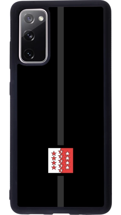 Samsung Galaxy S20 FE 5G Case Hülle - Silikon schwarz Kanton VS schwarz