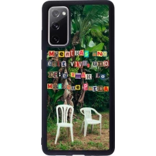 Samsung Galaxy S20 FE 5G Case Hülle - Silikon schwarz Chairs DTMF