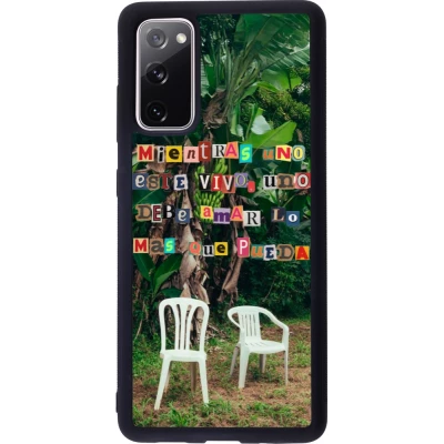 Samsung Galaxy S20 FE 5G Case Hülle - Silikon schwarz Chairs DTMF