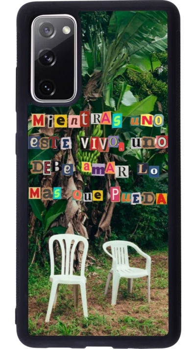 Samsung Galaxy S20 FE 5G Case Hülle - Silikon schwarz Chairs DTMF