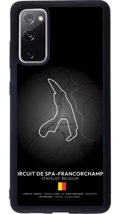 Samsung Galaxy S20 FE 5G Case Hülle - Silikon schwarz F1 Track 2025 Belgium