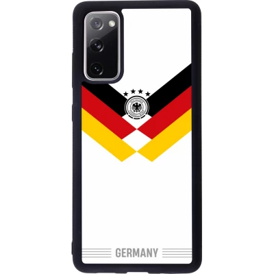 Samsung Galaxy S20 FE 5G Case Hülle - Silikon schwarz Deutschland 2026 personalisierbares Fussballtrikot