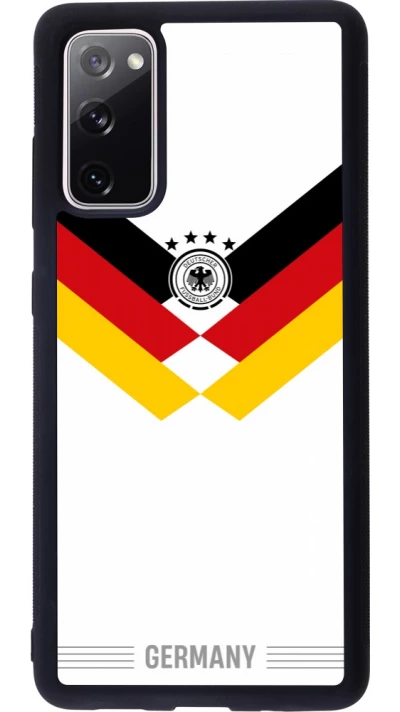 Samsung Galaxy S20 FE 5G Case Hülle - Silikon schwarz Deutschland 2026 personalisierbares Fussballtrikot