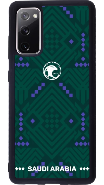 Samsung Galaxy S20 FE 5G Case Hülle - Silikon schwarz Saudi Arabien 2026 personalisierbares Fussballtrikot