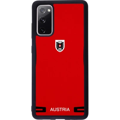 Samsung Galaxy S20 FE 5G Case Hülle - Silikon schwarz O?sterreich 2026 personalisierbares Fussballtrikot