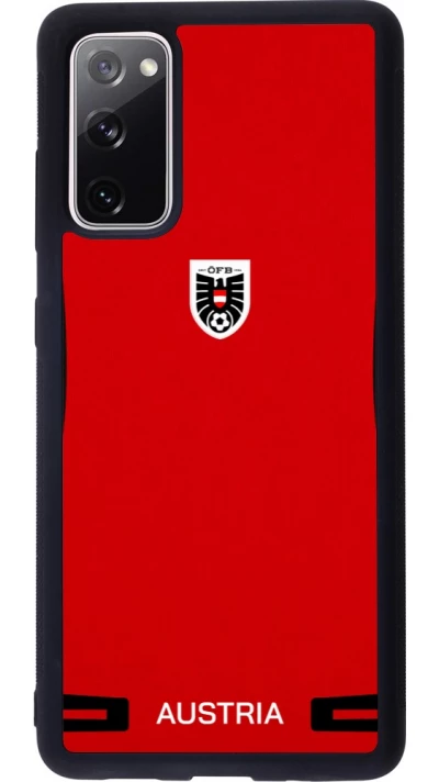 Samsung Galaxy S20 FE 5G Case Hülle - Silikon schwarz O?sterreich 2026 personalisierbares Fussballtrikot