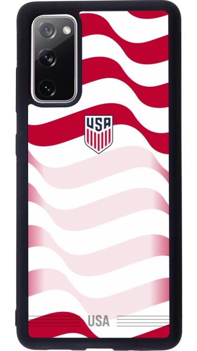 Samsung Galaxy S20 FE 5G Case Hülle - Silikon schwarz Vereinigten Staaten 2026 personalisierbares Fussballtrikot