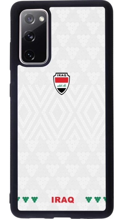 Samsung Galaxy S20 FE 5G Case Hülle - Silikon schwarz Irak 2026 personalisierbares Fussballtrikot