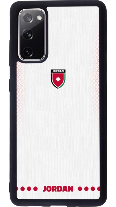 Samsung Galaxy S20 FE 5G Case Hülle - Silikon schwarz Jordanien 2026 personalisierbares Fussballtrikot