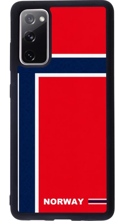 Samsung Galaxy S20 FE 5G Case Hülle - Silikon schwarz Norwegen 2026 personalisierbares Fussballtrikot