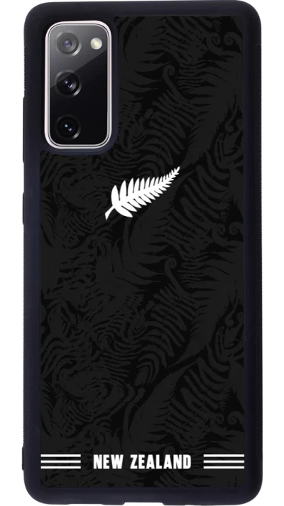 Samsung Galaxy S20 FE 5G Case Hülle - Silikon schwarz Neuseeland 2026 personalisierbares Fussballtrikot