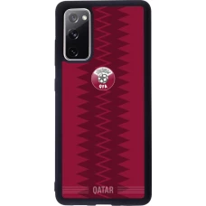 Samsung Galaxy S20 FE 5G Case Hülle - Silikon schwarz Qatar 2026 personalisierbares Fussballtrikot