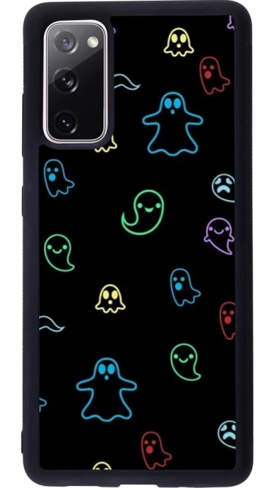 Samsung Galaxy S20 FE 5G Case Hülle - Silikon schwarz Halloween 2024 colorful ghosts