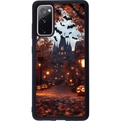 Coque Samsung Galaxy S20 FE 5G - Silicone rigide noir Halloween 2025 Haunted house