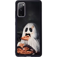 Samsung Galaxy S20 FE 5G Case Hülle - Silikon schwarz Halloween 2026 Ghost eating pizza