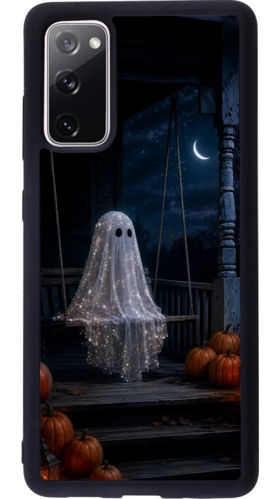 Samsung Galaxy S20 FE 5G Case Hülle - Silikon schwarz Halloween 2026 Ghost on a swing