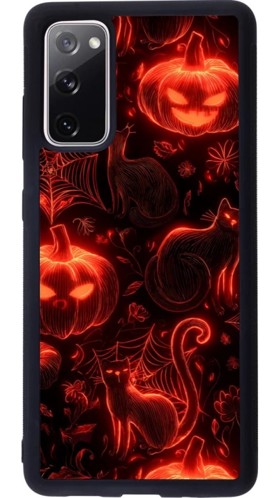 Samsung Galaxy S20 FE 5G Case Hülle - Silikon schwarz Halloween 2026 Pattern Halloween