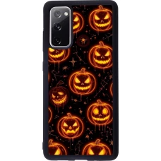Samsung Galaxy S20 FE 5G Case Hülle - Silikon schwarz Halloween 2026 Pattern Pumpkins