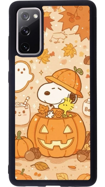 Samsung Galaxy S20 FE 5G Case Hülle - Silikon schwarz Halloween 2026 Snoopy Halloween