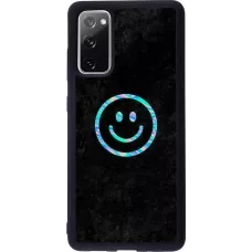 Samsung Galaxy S20 FE 5G Case Hülle - Silikon schwarz Happy smiley irisirt