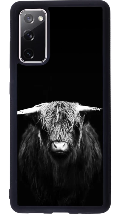 Samsung Galaxy S20 FE Case Hülle - Silikon schwarz Highland calf black