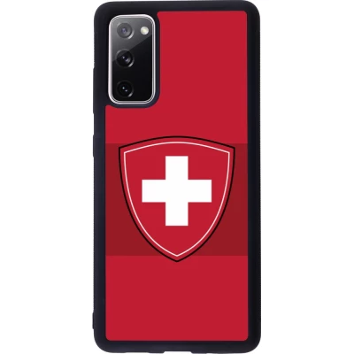 Samsung Galaxy S20 FE 5G Case Hülle - Silikon schwarz Hockey World Championship Ecusson Suisse