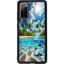 Samsung Galaxy S20 FE 5G Case Hülle - Silikon schwarz Strandparadies