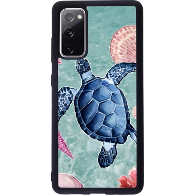 Coque Samsung Galaxy S20 FE 5G - Silicone rigide noir Preppy Turtle