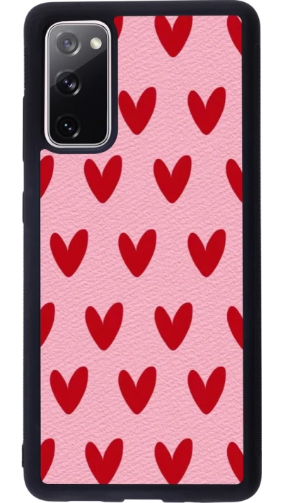 Coque Samsung Galaxy S20 FE 5G - Silicone rigide noir Saint Valentines Day 26 Pattern heart