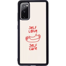 Samsung Galaxy S20 FE 5G Case Hülle - Silikon schwarz Saint Valentines Day 26 Self love self care
