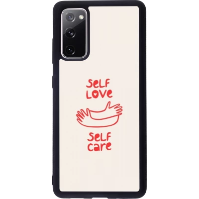 Samsung Galaxy S20 FE 5G Case Hülle - Silikon schwarz Saint Valentines Day 26 Self love self care