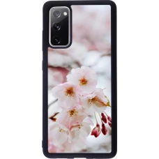 Samsung Galaxy S20 FE 5G Case Hülle - Silikon schwarz Cherry tree Spring 2026