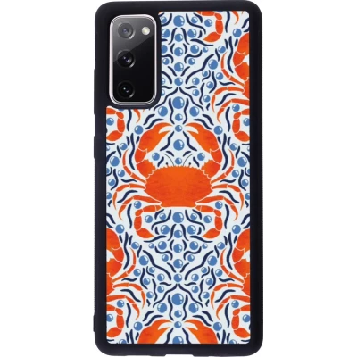 Samsung Galaxy S20 FE 5G Case Hülle - Silikon schwarz Crabs and pearls Summer 2026