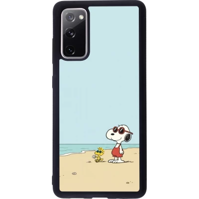 Samsung Galaxy S20 FE 5G Case Hülle - Silikon schwarz Snoopy on the beach Summer 2026