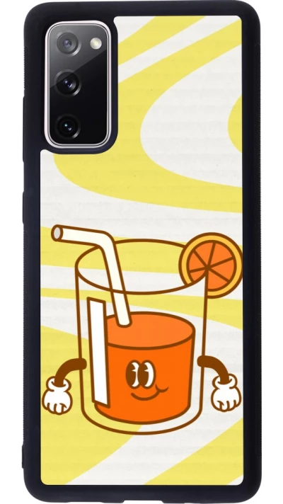 Coque Samsung Galaxy S20 FE 5G - Silicone rigide noir Summer drink 2026