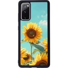 Samsung Galaxy S20 FE 5G Case Hülle - Silikon schwarz Sunflowers Summer 2026