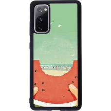 Samsung Galaxy S20 FE 5G Case Hülle - Silikon schwarz Views through a watermelon Summer 2026