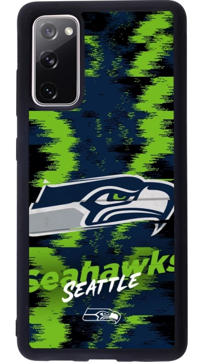 Coque Samsung Galaxy S20 FE 5G - Silicone rigide noir Super Bowl 26 Seattle 2