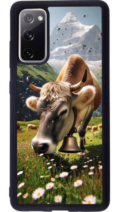 Samsung Galaxy S20 FE 5G Case Hülle - Silikon schwarz Kuh Berg Wallis