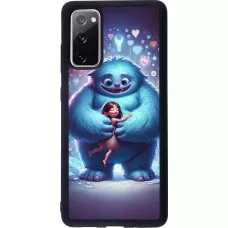Coque Samsung Galaxy S20 FE 5G - Silicone rigide noir Valentine 2024 Fluffy Love
