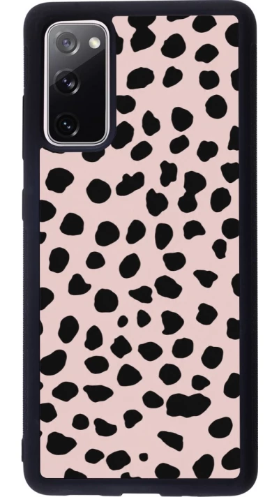 Samsung Galaxy S20 FE 5G Case Hülle - Silikon schwarz Wild Leopard Pink