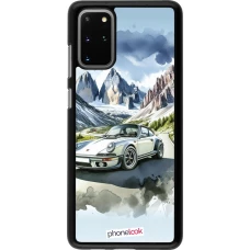 Coque Samsung Galaxy S20+ - Porsche 911 Mountain Watercolor