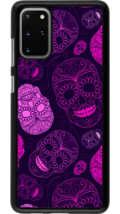 Coque Samsung Galaxy S20+ - Halloween 2023 pink skulls