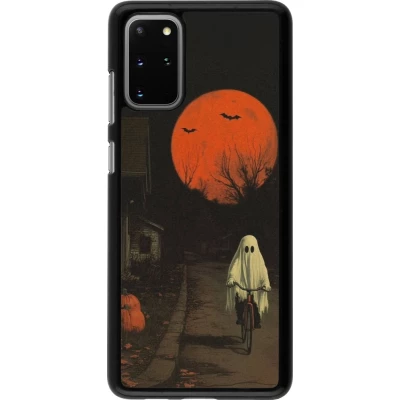 Coque Samsung Galaxy S20+ - Halloween 2025 Ghost on a bicycle